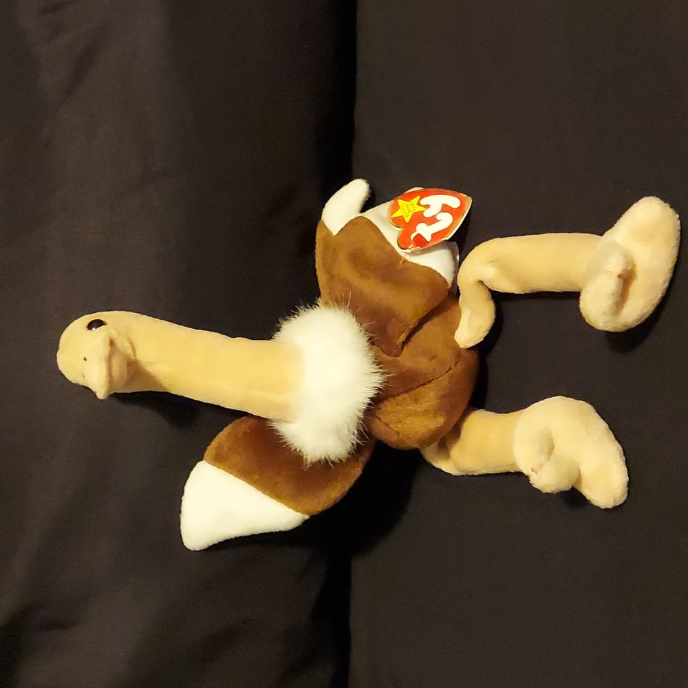 RARE Stretch Ostrich Beanie baby TY 1997